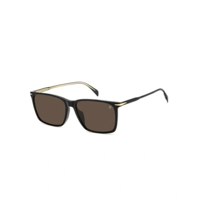 Abbildung von DAVID BECKHAM Herren DB 1145/G/S 807/IR Gläser SONNENBRILLEN Acetat Schwarz Grau Quadratisch