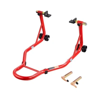 Abbildung von VEVOR Motorradständer Hinterradständer 385kg Heckspoolift Paddock Schwingarm Rot
