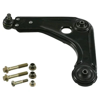 Abbildung von febi BILSTEIN 33099 Querlenker Plus mit Anbaumaterial Lager, Trag /Führungsgelenk Vorderachse links, unten Stahlblech