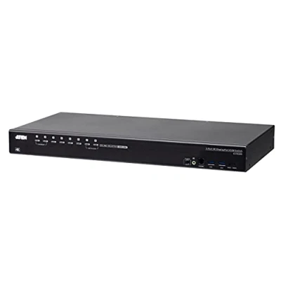 Abbildung von ATEN CS19208 8 Port USB3.0 4K DP KVM, Schwarz