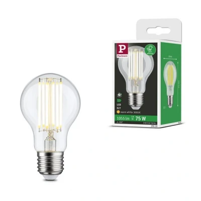 Abbildung von Paulmann 292.19 Eco Line Filament 230V LED Birne 1er Set E27 5W Glas Klar H:10.6cm Ø6cm 3000K