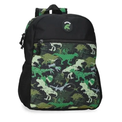 Abbildung von Movom Raptors Schulrucksack, Schwarz, 27 x 33 11 cm, Polyester, 9,8 l, Schulrucksack