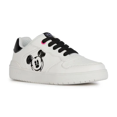Abbildung von Geox Disney Classic Washiba GIRL Sneaker low für Kinder, Größe: 26, White/black Schuhe