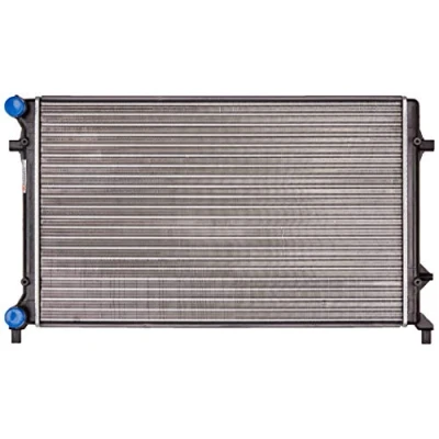 Abbildung von VAN WEZEL *** IR PLUS 58002204 Kühler, Motorkühlung Aluminium 650 415 25 mit Zubehör Kühlrippen mechanisch gefügt VOLKSWAGEN: Golf 5 Schrägheck