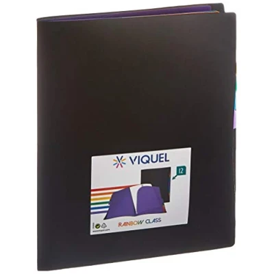 Abbildung von Viquel Rainbow Class Ordnungsmappe Einband 12 Blick Gehrungssäge aus Polypropylen