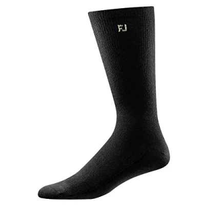 Abbildung von Footjoy Unisex ProDry Crew Socken, Schwarz, S (Einheitsgröße)