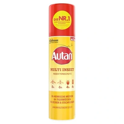 Abbildung von Autan Multi Insect Spray, Insektenschutz vor Mücken, Stechfliegen und Zecken, 100 ml