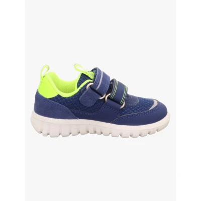 Abbildung von Superfit Sport MINI Lauflernschuh für Kinder, Größe: 25, Blau/gelb Leder und textil