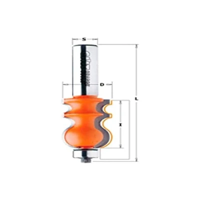 Abbildung von CMT ORANGE TOOLS 955.901.11 FRÄSER FUR RAHMEN HM D=23.8X35 S=12