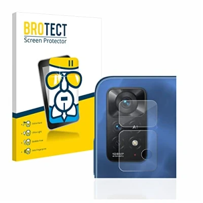 Abbildung von BROTECT Schutzglas für Xiaomi Redmi Note 11 Pro 5G (NUR Kameraschutz) Schutzfolie Panzer Folie Glas [Extrem Kratzfest 9H, Anti Fingerprint,