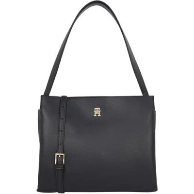 Abbildung von Tommy Hilfiger Legacy Satchel Handtasche, Damen, Größe: One Size, Black