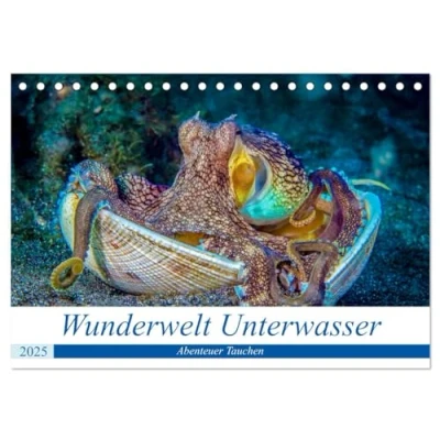 Abbildung von Wunderwelt Unterwasser (Tischkalender 2025 DIN A5 quer), CALVENDO Monatskalender