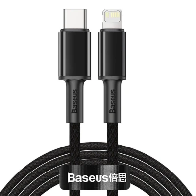 Abbildung von Baseus CATLGD A01, 2 m, Lightning, USB C, Männlich, Schwarz