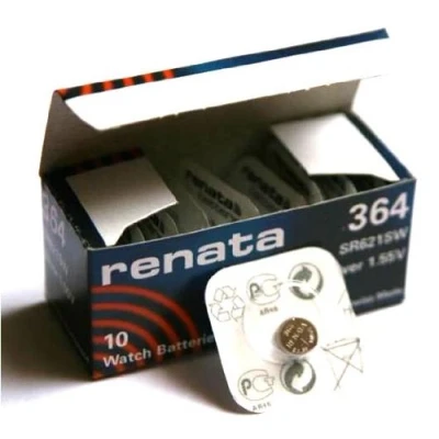 Abbildung von Renata Uhrenbatterie SP 364 ///;SR621SW (SR60,AG1,LR621,LR60,164);Sp1