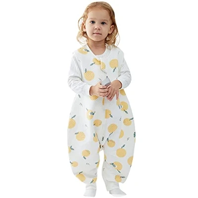 Abbildung von Duomiaomiao Schlafsack mit füßen 1.5 tog, ganzjahres Baby Baumwolle, Beinen, füß Unisex