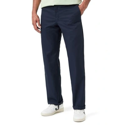 Abbildung von Dickies Trousers for Men, New Chino Trousers, Action Flex Technology, Dark Navy, 32W/32L