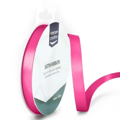 Abbildung von Vaessen Creative Satinband 9mmx10m Rosa