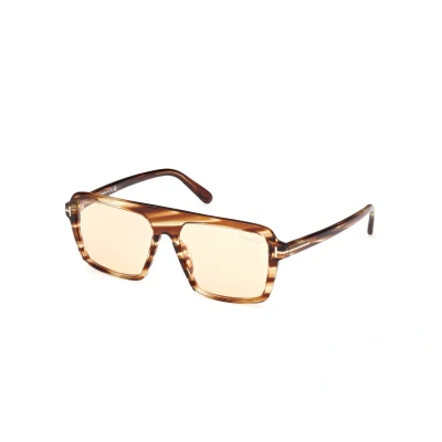 Abbildung von Tom Ford Sonnenbrille, Herren, Größe: One Size, Avana brown