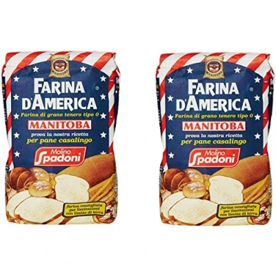 Abbildung von Molino Spadoni Farina, di Grano Tenero Tipo &quot;0&quot;, Manitoba, 1 kg, 2 Stück