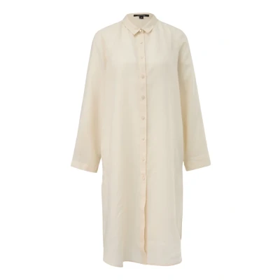Abbildung von comma Blusenkleid, Damen, Größe: 34, Helles beige