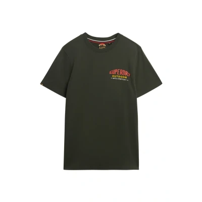 Abbildung von Superdry Mountain Tshirt print, Herren, Größe: Medium, Surplus goods olive green