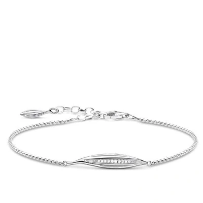 Abbildung von Thomas SABO Armband 925 Sterlingsilber Armband, Damen, Größe: 19, Weiß, silberfarben