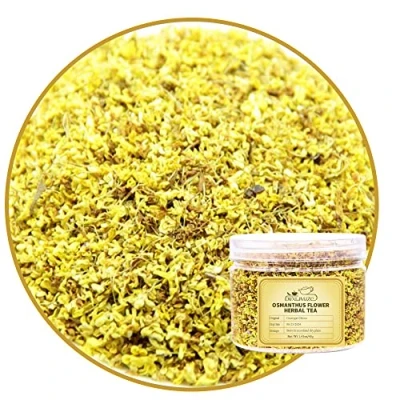 Abbildung von LWXLJMJZC Getrockneter Osmanthus Blumentee, Lose Blätte Tee, Natürlicher, Duftender Kräutertee 40g