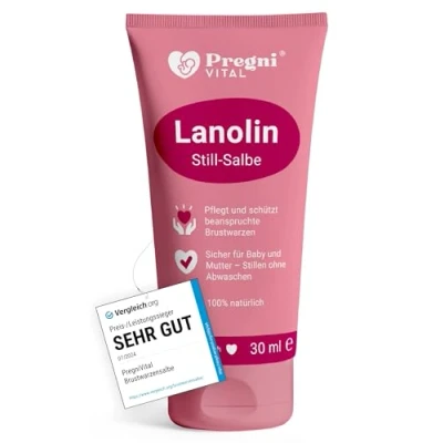 Abbildung von Lanolin Brustwarzensalbe von PregniVital® 30 ml