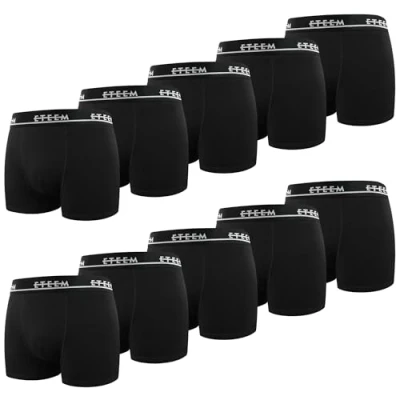 Abbildung von L&amp;K 10er Pack Herren Boxershorts Men Retroshorts mit tollem Muster Baumwolle 1103 3XL