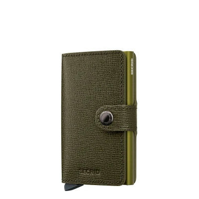Abbildung von Secrid Miniwallet Crisple Kelp Kostenlose Gravur