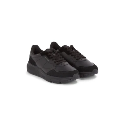 Abbildung von Tommy Hilfiger Keilsneaker &quot;FASTON LTH MIX&quot;, Freizeitschuh, Schnürschuh, Halbschuh mit gepolstertem Schaftrand