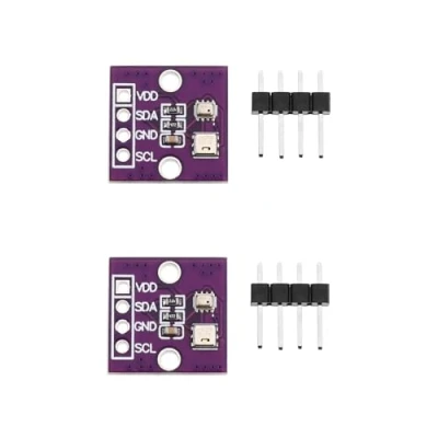 Abbildung von VGOL 2 Sätze AHT20 BMP280 Temperatur Feuchtigkeits und Druckmodule I2C Digitalsensormodule Temperaturmodule Ersatz für Prüfgeräte