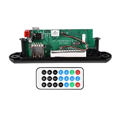 Abbildung von 12 V FM Decoder Bluetooth MP3 WMA Board Modul Unterstützung AUX TF SD Karte USB Radio Autoinnenausstattung