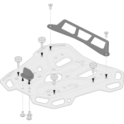 Abbildung von SW MOTECH QUICK LOCK Adventure Rack Adapterkit für Givi Monolock