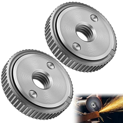 Abbildung von 2 Stücke Schnellspannmutter, Spannmutter, für Alle von Makita, Decker, Flex, Metabo,Hitachi etc M14 Winkelschleifer Spannmutter