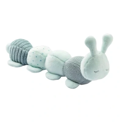 Abbildung von Nattou 877176 Raupe Activity Plüschtier mit Rassel, für Neugeborene und Frühgeborene, 26 cm, Lapidou Mint, Grün