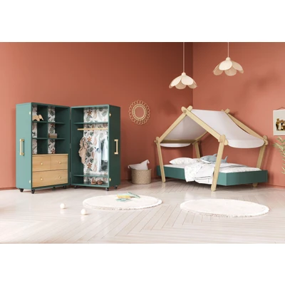 Abbildung von Demeyere GROUP Kinderkleiderschrank Mini malle Attraktives modernes Design