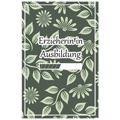 Abbildung von Erzieherin in Ausbildung: Notizbuch für angehende Erzieherinnen 120 Seiten Gepunktet Tagebuch Tagesplaner Terminkalender Geschenkidee