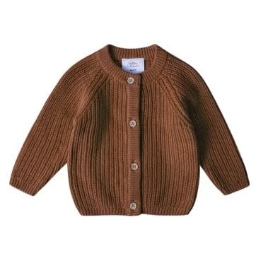 Abbildung von Stellou &amp; friends Unisex Strickjacke für Kinder, Größe: 98/104, Chocolate