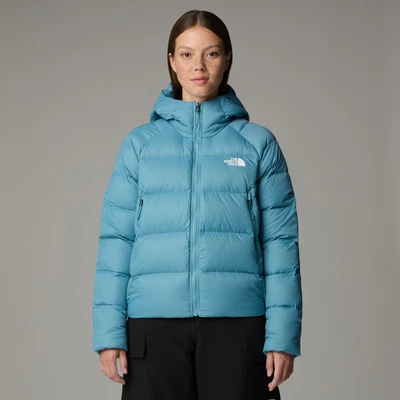 Abbildung von The North Face Hyalite Hoodie Daunenjacke, Damen, Größe: Large, Algae blue