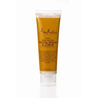 Abbildung von Shea Moisture Raw Butter Gesichtswasch/Scrub