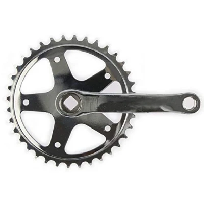 Abbildung von Kettenradgarnitur 36T Vinty 1/8&quot; Ohne Keilachse 130mm Stahl Silber