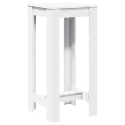 Abbildung von vidaXL Esstisch Bartisch Weiß 51x50x103,5 cm Holzwerkstoff (1 St)