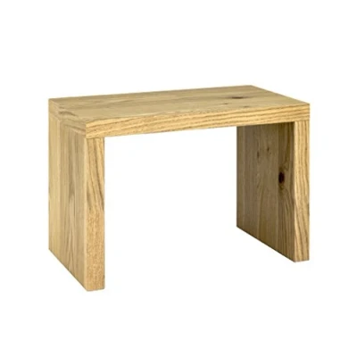 Abbildung von HAKU Möbel Beistelltisch eiche, Echtholzfurnier, Wabenplatte Maße: B 50 cm x H 35 T 30 cm, Style: Modern