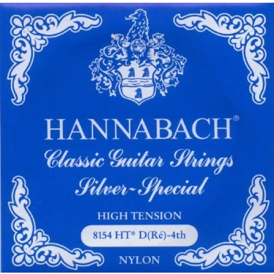 Abbildung von Hannabach Saiten für Klassikgitarre Serie 815 D4 High Tension Silver Special, Gitarrensaiten (hochwertig, Allzweck Saite fast jedes Instrument, klassische Gitarre, Made in Germany)