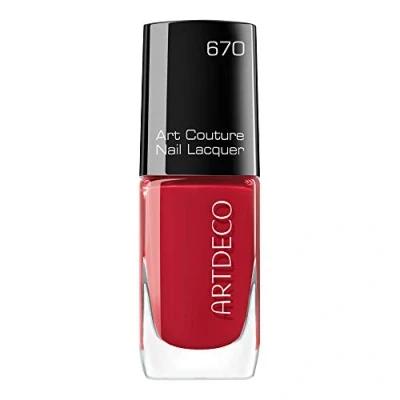 Abbildung von ARTDECO Art Couture Nail Lacquer Langanhaltender schnelltrocknender Nagellack rot / dunkelrot 1 x 10ml
