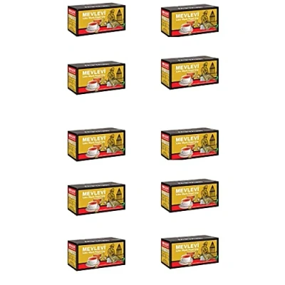 Abbildung von Mevlevi schwarzer Tee Earl Grey Ceylon, Beuteltee (25 x 2,5 g = 62,5 g) (3 Packungen 25 g))