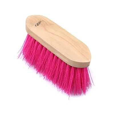 Abbildung von Staubbürste mit langen farbigen Borsten und Holzgriff ARBO INOX® (FUCHSIA)