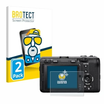 Abbildung von BROTECT Entspiegelungs Schutzfolie für Sony Alpha FX30 Cinema Line (2 Stück) Matte Displayschutz Folie, Anti Reflex, Fingerprint