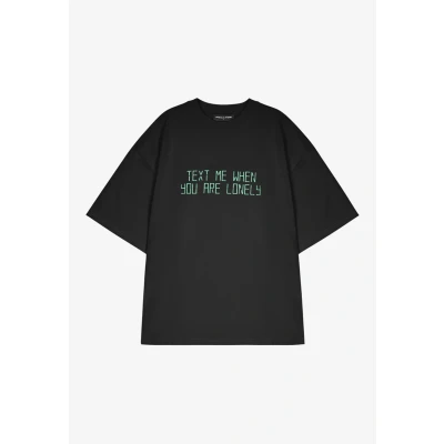 Abbildung von Pegador Bleek BOXY TEE Tshirt print, Herren, Größe: Large, Washed black